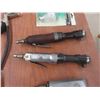 Image 2 : 4 Assorted Air Tools Including Ratchets, Drills, Air Chucks, Tire Gauge and 3/8" Lubricator