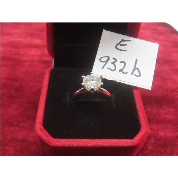 2.00 CT GRA Certified Round Brilliant Cut Moissanite Stone VVS D Color Set in 6 Claw Head Set in