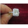 Image 6 : 2.00 CT GRA Certified Radiant Cut Moissanite Stone VVS D Color With 34 Round Brilliant Cut Cubic