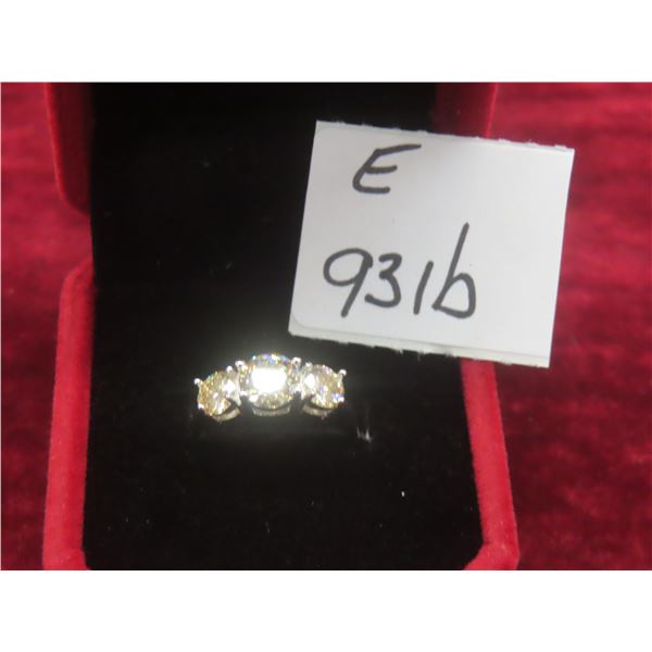 2.00 CT TW GRA Certified Round Brilliant Cut Moissanite Stones VVS Champagne Color Set With 1.00