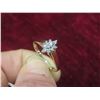 Image 5 : 10K Gold and Diamond Ring, Size 7, Total Weight 1.8 Grams