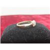 Image 4 : 10K Gold and Diamond Ring, Size 7.25, Total Weight 2.14 Grams