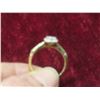Image 5 : 10K Gold and Diamond Ring, Size 7.25, Total Weight 2.14 Grams