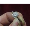 Image 9 : 10K Gold and Diamond Ring, Size 7.25, Total Weight 2.14 Grams