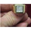 Image 6 : 10K Gold and Diamond Ring, Size 9, Total Weight 4.34 Grams
