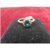 Image 3 : New 10K Gold and Emerald Ring, Total Weight 1.81 Grams