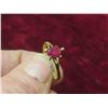 Image 5 : 10K Gold and Ruby Ring, Size 6, Total Weight 0.93 Grams