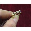 Image 4 : 10K Gold, Diamond, and Amethyst Ring, Size 5.5, Total Weight 1.51 Grams
