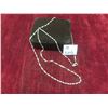 Image 1 : Vintage Italian Sterling Silver Etched Twisted Link Necklace Chain, Total Weight 8 Grams