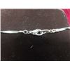 Image 2 : Vintage Italian Sterling Silver Etched Twisted Link Necklace Chain, Total Weight 8 Grams