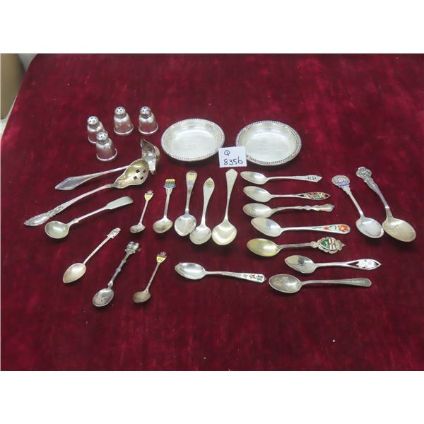 Assorted Marked Sterling Silver Items Including Birks, Mosier, BMC & International; Spoons, Salt