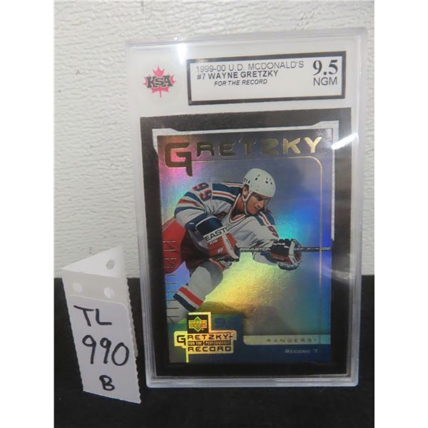 1999–00 Wayne Gretzky Card, Graded 9.5