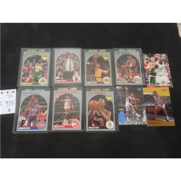 Ten NBA Cards