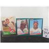 Image 1 : Three Baseball Cards: 1986 Bo Jackson Rookie, 1986 Barry Bonds Rookie, and 1963 Joe Torre