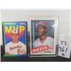 Image 1 : Two Baseball Cards: Eric Davis and Cal Ripken
