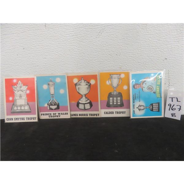 Five Trophy Cup Cards