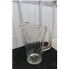 Image 2 : Two Older Problem-Free Glass Pitchers / Jugs