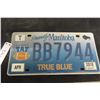 Image 2 : Winnipeg Blue Bombers Manitoba Licence Plate