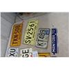 Image 4 : Eleven Licence Plates With Tags