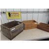 Image 1 : 3 Misc Crates