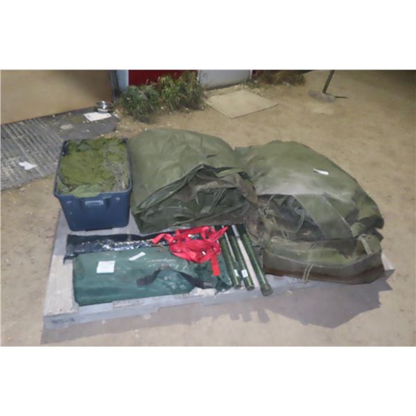 Ten-Person Tent With Heavy Metal Frame