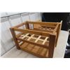 Image 4 : Wood Wine Bottle Organizer 3 Pieces