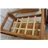 Image 5 : Wood Wine Bottle Organizer 3 Pieces