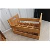 Image 6 : Wood Wine Bottle Organizer 3 Pieces