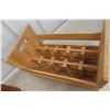 Image 7 : Wood Wine Bottle Organizer 3 Pieces