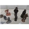 Image 3 : Cast Ornament: Pioneer, Cowboy, Prospector, Plus Bag (4½" Tall)