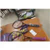 Image 4 : Four Racquetball Rackets - 2 With Cases