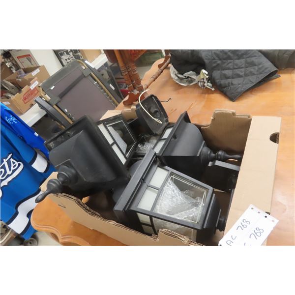 Three Outdoor Wall Mount Lights