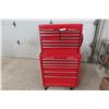 Image 1 : Two-Piece Craftsman Rolling Tool Cabinet, 50" × 27" × 17", No Key