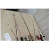 Image 10 : Six Ice Fishing Rods with Reels