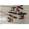 Image 2 : Six Ice Fishing Rods with Reels