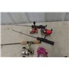 Image 4 : Six Ice Fishing Rods with Reels