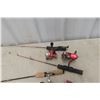 Image 9 : Six Ice Fishing Rods with Reels