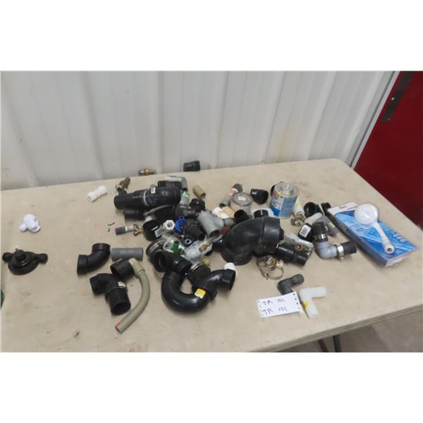 Plumbing Fittings, New Shower Head, Pipe Clamps, and More