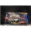 Image 8 : Tool Box, Hand Tools, Tin Smips, Pliars, Screw Drivers, and More