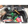 Image 1 : Storage Tub Full of Camping Items Including Cookers and Propane Bottles