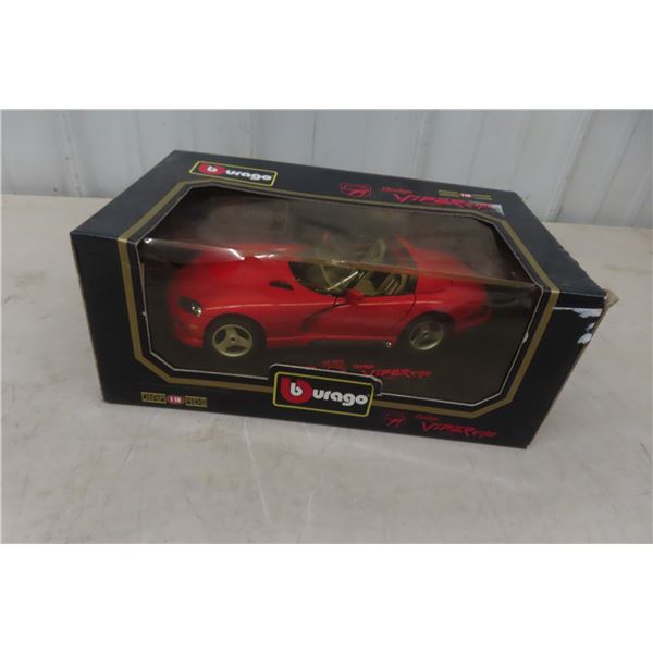 Burago Dodge Viper 1/18 Die-Cast Model with Box