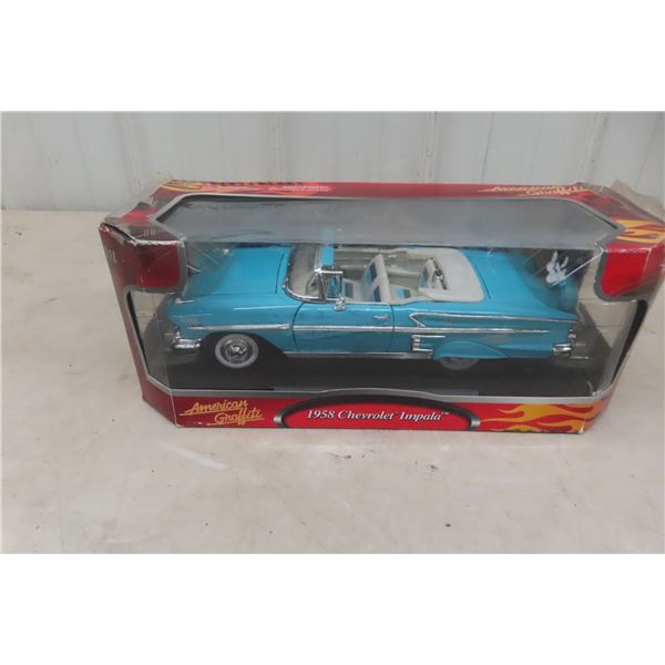 American Graffiti 1958 Chevy Impala 1/18 Die-Cast Model with Box