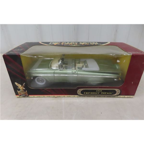 Road Signature 1959 Chevy Impala 1/18 Die-Cast Model with Box