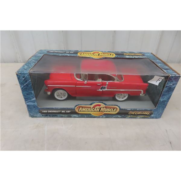 American Muscle 1958 Chevy Bel Air 1/18 Die-Cast Model with Box
