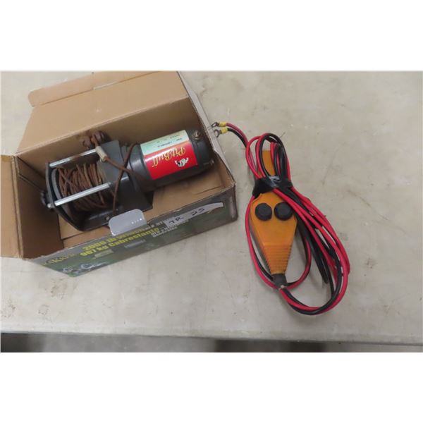 Trakr 2,000-Pound ATV Winch with Box, Used
