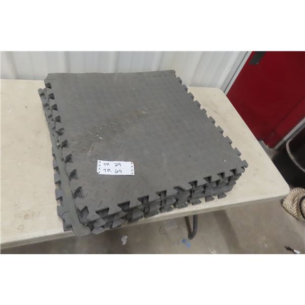 Twelve Padded Floor Tiles, 24" x 24"