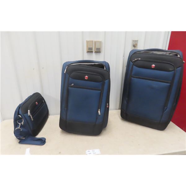 Three-Piece Swiss Gear Luggage Set