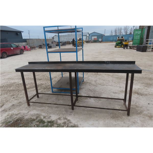 Metal Work Bench, 96  × 19  × 36 