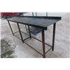 Image 4 : Metal Work Bench, 96" × 19" × 36"