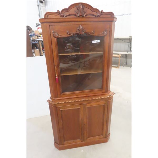 Kramer Corner China Cabinet 75" x 35" x 18" - Made in WPG